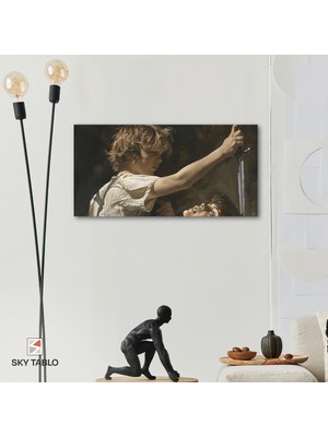 Bıçağın Ucunda Kanvas Tablo Modern Duvar Tablosu Ev Dekoru Ev Hediyesi