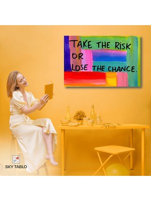 Gökkuşağında Bir Karar Kanvas Tablo Modern Duvar Tablosu Ev Dekoru Ev Hediyesi