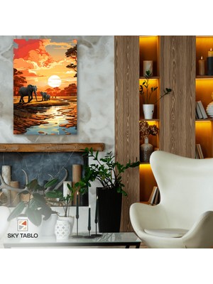 Gölgedeki Devler Kanvas Tablo Modern Duvar Tablosu Ev Dekoru Ev Hediyesi