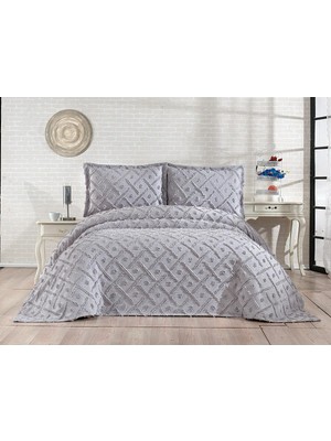 Çapa Home Şönil Yatak Örtüsü / Çeyizlik / Günlük Kullanıma Uygun/ 3 Parça Yatak Örtüsü Isabel