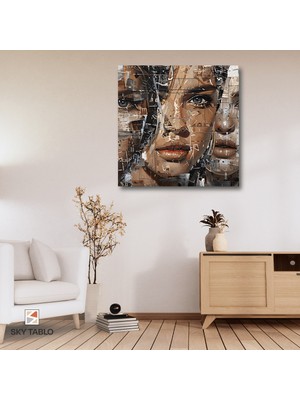 Kırık Zihinler Kanvas Tablo Modern Duvar Tablosu Ev Dekoru Ev Hediyesi