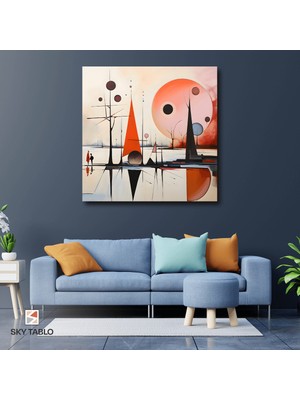 Kırmızı Gezegenin Sessizliği Kanvas Tablo Modern Duvar Tablosu Ev Dekoru Ev Hediyesi