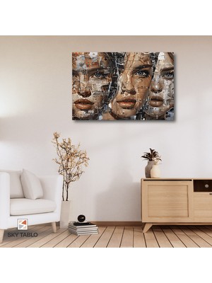 Kırık Zihinler Kanvas Tablo Modern Duvar Tablosu Ev Dekoru Ev Hediyesi