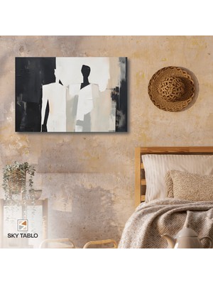 Zıtların Uyumu Kanvas Tablo Modern Duvar Tablosu Ev Dekoru Ev Hediyesi