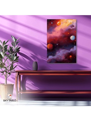 Yıldız Tozu Kanvas Tablo Modern Duvar Tablosu Ev Dekoru Ev Hediyesi