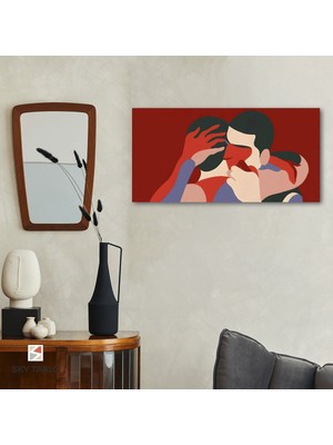 Sınırların Eridiği An Kanvas Tablo Modern Duvar Tablosu Ev Dekoru Ev Hediyesi