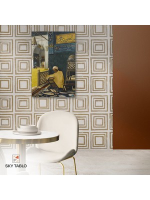 Mihrapta Bilgelik Kanvas Tablo Modern Duvar Tablosu Ev Dekoru Ev Hediyesi