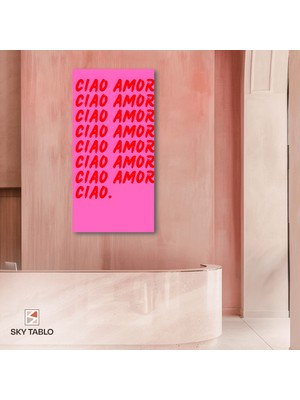 Pop Aşk Manifestosu Kanvas Tablo Modern Duvar Tablosu Ev Dekoru Ev Hediyesi