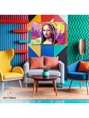 Modern Mona Kanvas Tablo Modern Duvar Tablosu Ev Dekoru Ev Hediyesi
