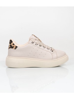 Flet 341 Bej Kadın Spor Sneaker