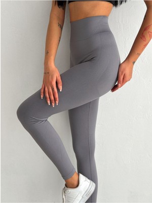 Toparlaycı Büzgülü Beden Incelten Yüksek Bel Tayt Korse