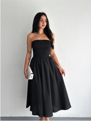 Dakron Straplez Elbise