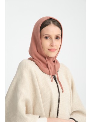 T-Crazy Knitwear Ince Dokuma Balaclava Fitilli Triko Örgü Kapüşonlu Bere, Tesettür Bere, Triko Başlık, Balaklava