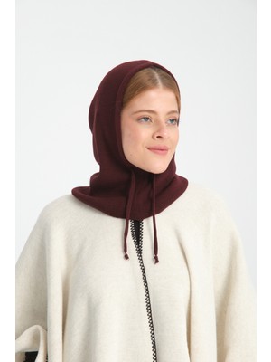 T-Crazy Knitwear Ince Dokuma Balaclava Fitilli Triko Örgü Kapüşonlu Bere, Tesettür Bere, Triko Başlık, Balaklava