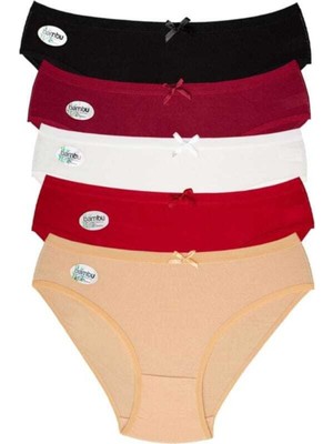 Kadın Renkli Slip Külot 6'lı