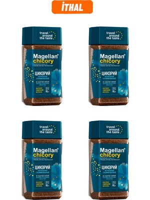 Magellan Doğal Kafeinsiz Hindiba Içeceği - Sindirime Yardımcı Prebiyotik Inülinli, Glutensiz, Vegan, Kahve Alternatifi, Detoks Etkili Granül Içecek, 95G