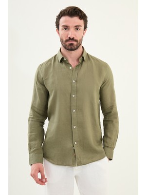 Gömlek Gizli Düğmeli