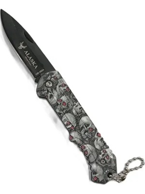 Siyah-Beyaz Kamp Çakısı Mini Boy SDR050-A