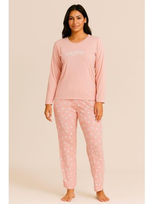 Pemilo Kadın 20645 Uzun Kol Milan Pijama Takımı