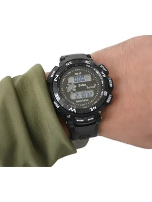 Asker Saati Şafak Sayarlı Kronometreli