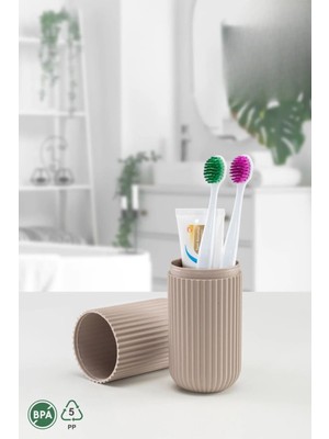 Mithra Life Seyahat Tipi Krem Plastik Diş Fırçası, Gözlük, Aksesuar Kutusu Saklama Kabı MIT1211