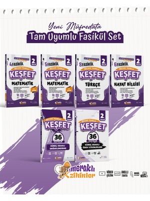 Meraklı Zihinler 2. Sınıf Keşfet Beceri Temelli Fasikül Eğitim Seti 2025-2026 (Yeni Müfredat)