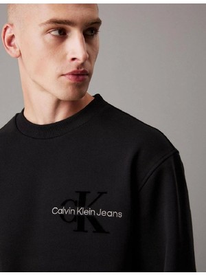 Calvin Klein Jeans Erkek Monolog Sweatshirt