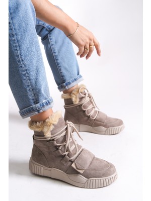 Riccon Pyriseth Kadın Içi Kürklü Sneaker Bot 0012711