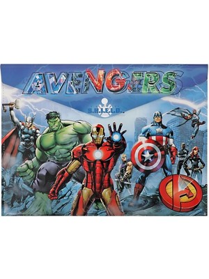 Cg Kids Marvel Avengers A4 Baskılı Çıtçıtlı Dosya Ister 1 Adet Ister 2 Adet Ister 4 Adet Isterse Karışık Desenler