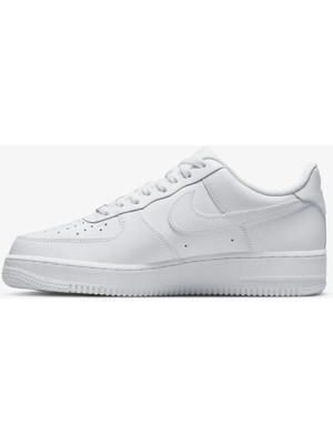 Nike Air Force 1 07 Unisex Sneaker White Unisex Günlük Spor Ayakkabı Beyaz