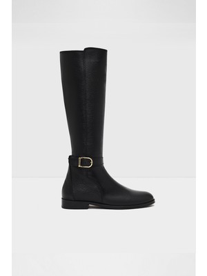 Aldo Yachio-Tr Çizme Düz Çizme - Siyah