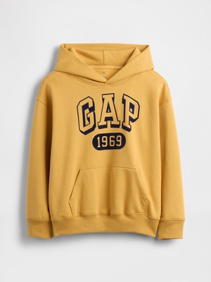 Gap Erkek Çocuk Sarı Vintagesoft Gap Logo Sweatshirt