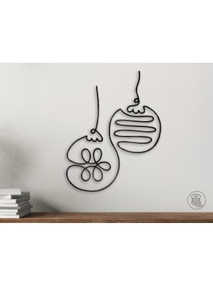 Yeni Noel Süsleri Duvar Sanatı (Sadece Plastik Aparattır!!!)