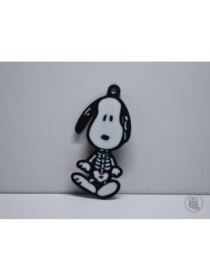 Yeni Snoopy Skeleton Keychain (Sadece Plastik Aparattır!!!)