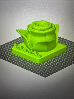 Yeni Ankermake Gül Süs (Sadece Plastik Aparattır!!!)