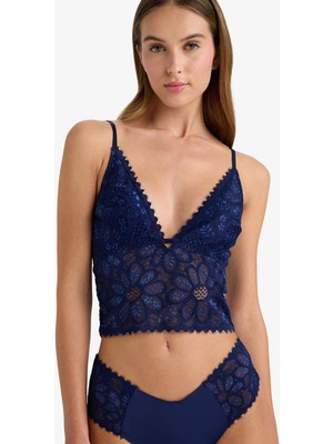 DeFacto Dantelli Kapsız Pedsiz Balensiz Bralet F3869AX25AU