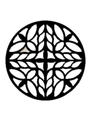 BYR Yeni Gotik Gül Pencere Coaster 23 P