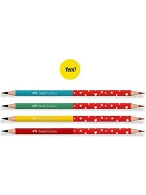 Faber-Castell Başlık Kurşun Kalemi Cift Taraflı - 4 Adet