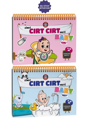 Çocuk Akademi Okul Öncesi Eğitici Kitap – Şimdi Cırt Cırt Vakti, 9-16 Ay Bebekler İçin Kalın Karton Türkçe 10 Sayfa