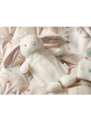Bunny 750 ml Çocuk Sıcak Su Torbası – Yumuşak Ekru Peluş Kılıf, Medikal Standartlarda Güvenli ve Dayanıklı