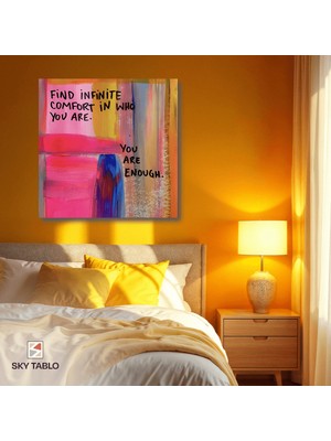 Kendin Olmanın Işığı Kanvas Tablo Modern Duvar Tablosu Ev Dekoru Ev Hediyesi