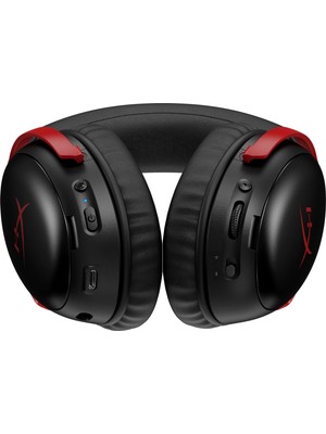 HyperX Cloud III S Kırmızı Siyah Kablosuz Oyuncu Kulaklığı A59Z0AA