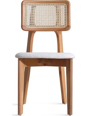Alberohome Melodi Naturel Sandalye