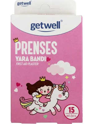 Miniso Getwell Unicorn ve Prenses Desenli Yara Bandı Seti 15 Adet Hava Geçiren Yapı ile Yüksek Koruma