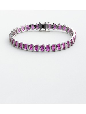 So CHIC Deniz Kabuğu 18 Ayar Beyaz Altın Kaplama Gümüş Tasarım Bileklik