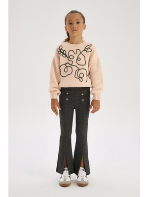 Tyess Bg Store Kız Çocuk Antrasit Pantolon