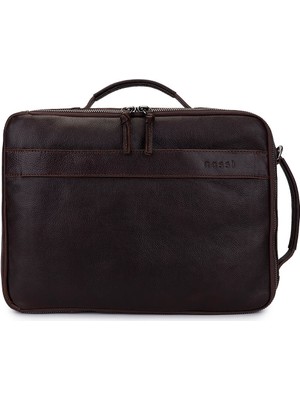 Bruno Rossi Bag Erkek Hakiki Deri Kahverengi Sırt Çantası 1048 331 Erk Canta SK24-25 Coffee