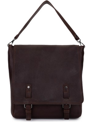 Bruno Rossi Bag Erkek Hakiki Deri Kahverengi Sırt Çantası 1048 332 Erk Canta SK24-25 Coffee