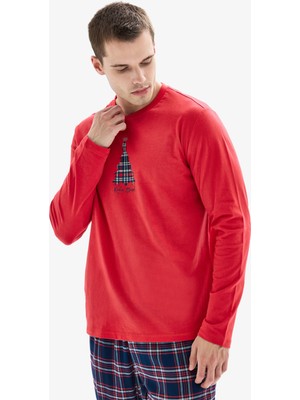 Blackspade Erkek Pijama Takımı 40859 - Kırmızı