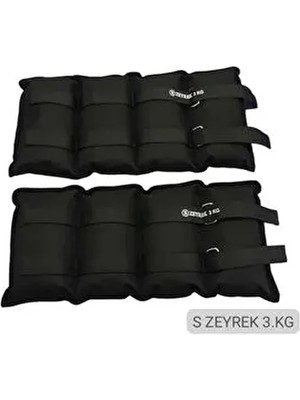 DSM 3 kg × 2 Adet Toplam 6 kg El Ayak Bilek Kas Güçlendiriçi Ağırlık Seti Kum Ağırlık Torbası